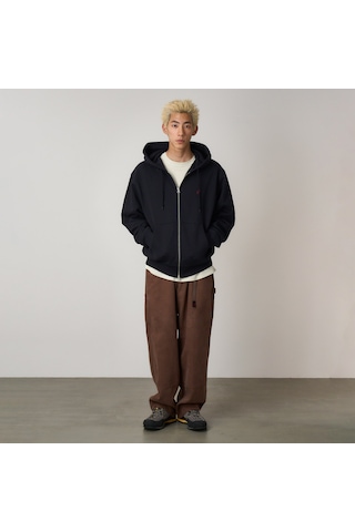 Gramicci One Point Hooded Zip Erkek Lacivert Sweatshirt G310-ft Lacivert