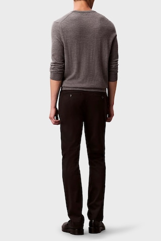Calvin Klein Pamuklu Slim Fit Dar Paça Chino Pantolon Lv04ld613gub1 Erkek Pantolon Lv04ld613g Ub1 Siyah