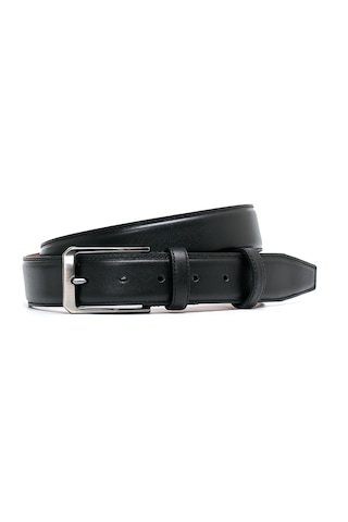 Siyah Erkek F-034-00 Grande Klasik Kemer Genişlik 3.5 Cm