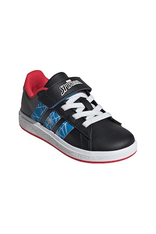 Adidas Adi Das Grand Court Spider- Cblackbrbluepurrub Unisex Çocuk Siyah Günlük Ayakkabı Crblck Siyah
