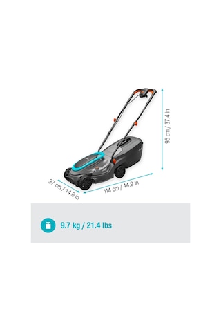 Gardena 14633-20 Powermax 32/1200 G2 Elektrikli Çim Biçme Makinesi