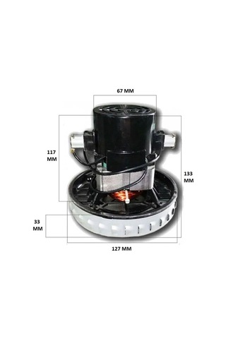 Elektrikli İle Uyumlu Süpürge Motoru Srv45 1500 W