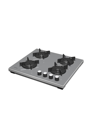 Simfer 3049N Set Üstü Gri Cam Ocak Emaye Izgara 4G
