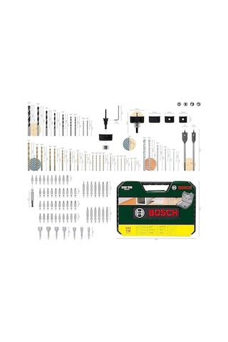 Bosch V-line 103 Parça Vidalama&matkap Ucu Set