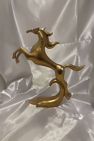 Avatar Kaideli Kübik Şahlanan Uçan At Gold