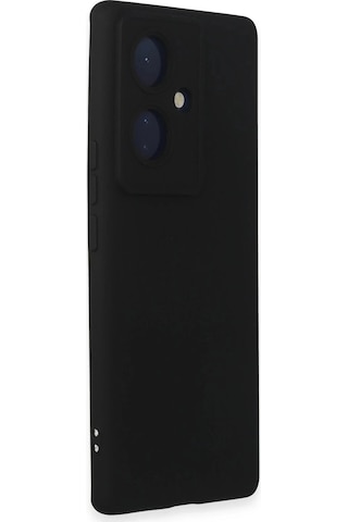 Durukar Vivo V29 Lite Kılıf Nano İçi Kadife Silikon - Siyah