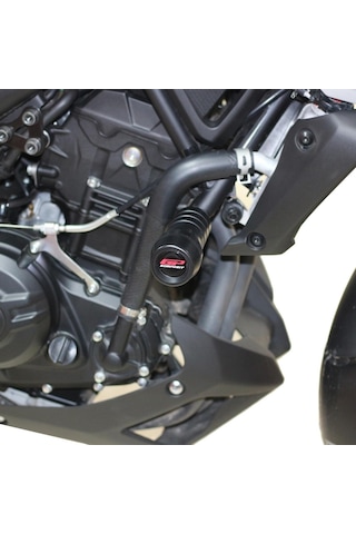 GP Kompozit Yamaha MT-25 2015-2024 Uyumlu Motor Koruma Takozu Siyah