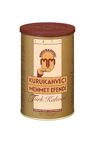 Kurukahveci Mehmet Efendi Türk Kahvesi Teneke 6 x 250 G