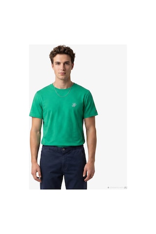 Tommy Hilfiger Erkek Tişört Mw0mw43066 Yeşil