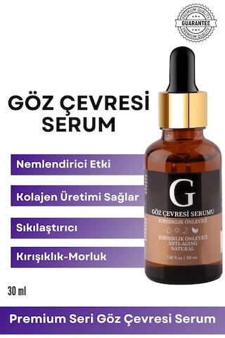 Göz Çevresi Canlandırıcı Gözaltı Morluğu, Torbalanma, Şişlik Gözaltı Bakım Serumu 30ml