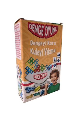 Denge Oyunu Dengeyi Koru Kuleyi Yıkma Eğitici Ve Eğlenceli Aile Oyunu