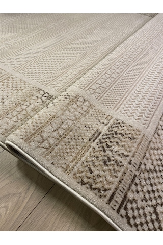 Bahariye Halı Focus 200x290 D118 Beyaz Kahve