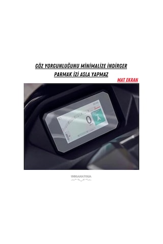 Honda Pcx Dx 2025 Dijital Gösterge Uyumlu Mat Ekran Koruyucu