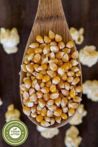 Yörem Afyon Meşhur Konya Organik Tarım Mahsulü Patlayan Mısır, Cin Mısır Zea Mays 1000gr.