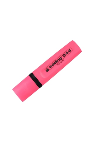 Edding Fosforlu Kalem 344 Pembe 10'lu Paket Pembe