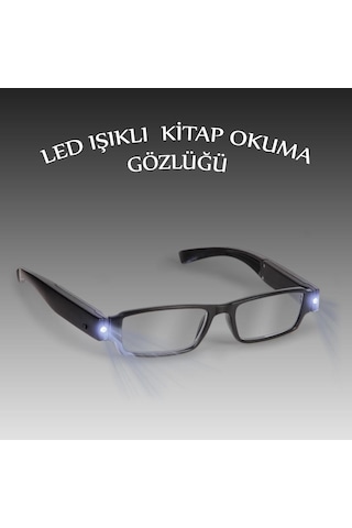 Led Işıklı Kitap Gözlüğü Okuma Lambası