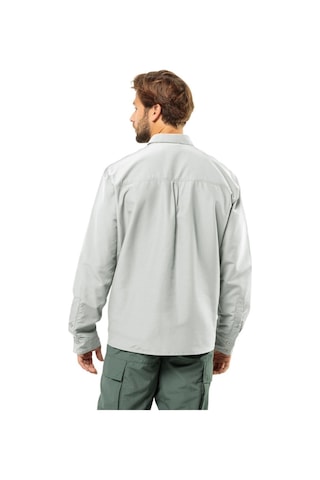 Jack Wolfskin Jack Wolfskın Erkek Barrıer L/s Shırt M Gömlek Cool Grey 1404101- 001