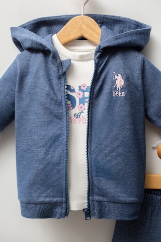 U.S. Polo Assn. Kız Bebek Mavi Takım Mavi