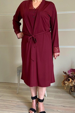 Miss Claire Kadın Bordo 91-535 Lohusa Sabahlik