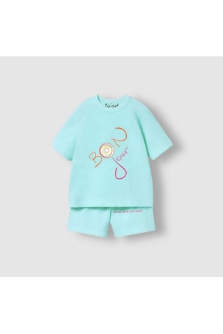Bonjour Şortlu Çocuk Takım Yeşil