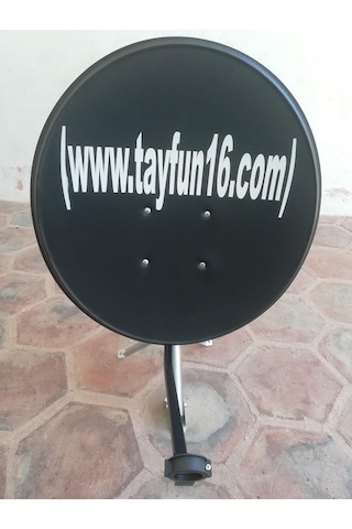 Siyah 70 Cm Full Hd 4k Uydu Çanak Anteni-antrasit
