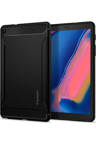 Spigen Galaxy Uyumlu Tab A 8.0 2019 With S Pen Sm-p200/p205 Models Only Rugged Armor Black