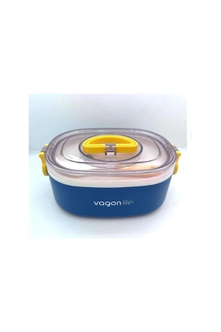 Vagon Life 540 Ml İki Katlı Paslanmaz Çelik Beslenme Kutusu Vgn-6750 Mavi Çok Renkli