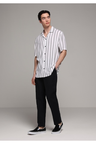 Colin's Colins Regular Fit Orta Bel Düz Paça Erkek Siyah Pantolon Cl1078470 Q1.v2 Blk