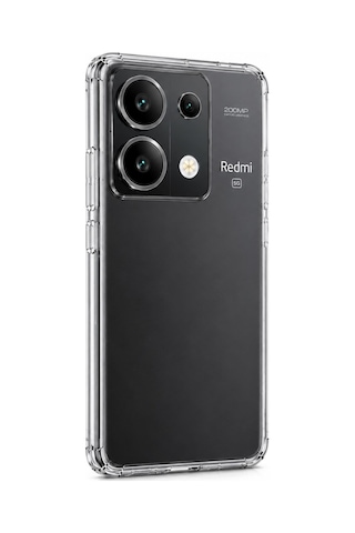 Logis Xiaomi Redmi Note 13 Pro 5g Uyumlu Şeffaf Silikon Kılıf Kamera Korumalı Darbe Emici İnce Esnek Tpu Telefon Koruy