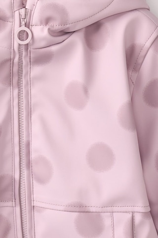 Defacto Puantiyeli Peluş Astarlı Kapüşonlu Mont Kız Bebek G9328a526aupn426 Pembe-pn426