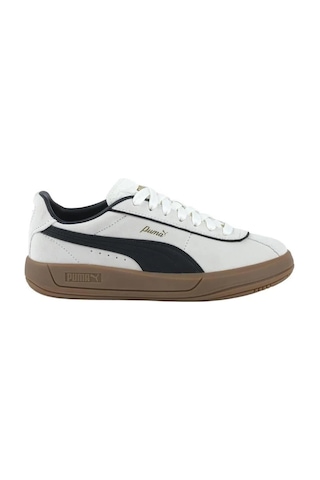 Puma 400718 01 Club Klassika Sd Beyaz-siyah-gold Kadın Spor Ayakk Beyaz