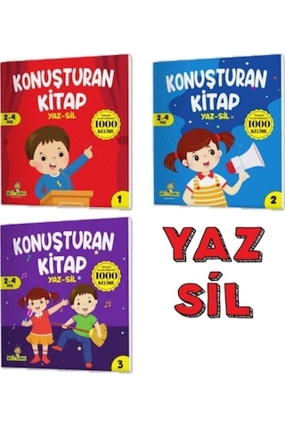 Konuşturan Kitap Yaz Sil Serisi