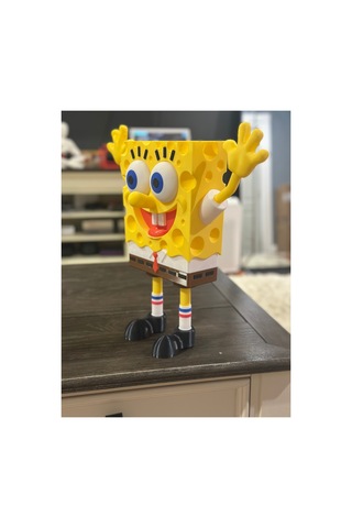Sünger Bob Kare Pantolon Spongebob Sevimli Figür