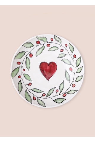 The Mia Luv Yemek Tabağı 6lı Set 20 Cm Çok Renkli