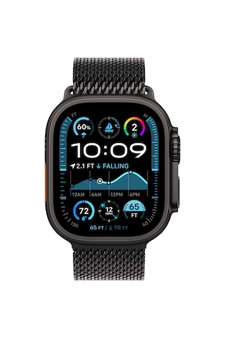 Apple Uyumlu Watch Ultra 49mm Zore Krd-100 Titanyum Hasır Kordon