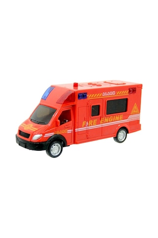 Pilli Işıklı Sesli Sürtmeli Araç İtfaiye