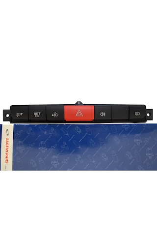 Fiat Doblo 3 Dörtlü Flaşör Anahtar Grubu 2010 735498199 Fiat Doblo 3 Dörtlü Flaşör Anahtar Grubu 2010 735498199