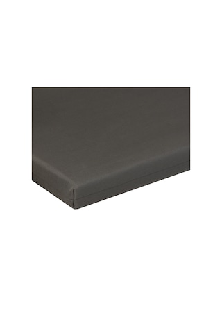 Xpermate Arkalıklı Fermuarlı 40 x 40 CM Sırtlıklı Sandalye Minderi Gri