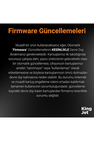Kingjet Brother Uyumlu Lc472xl Yüksek Kapasiteli 4 Renk Takım Çipli Uyumlu Kartuş