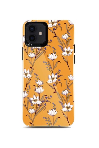 Kajsa Apple Uyumlu iPhone 12 Pro Kılıf Çiçekli Kajsa Botanic Kapak ZORE-216537