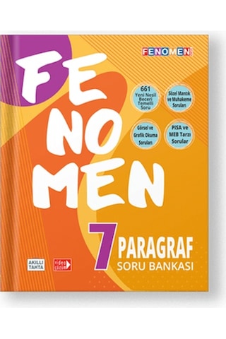 Fenomen Okul 2024 7. Sınıf Paragraf B İleri Düzey Soru Bankası