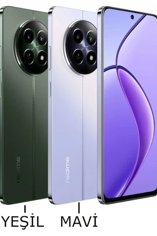 Realme 12 4g Rmx3871 Kasa Arka Kapak Pil Kapağı Yeşil