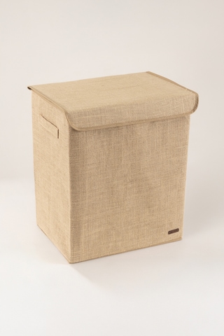 Tidy Jüt Kapaklı Düzenleyici Büyük Kutu 40x50x30cm 6012 Natural