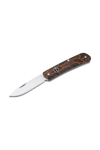 Böker Plus Tech Tool Orange Damast G10 Kamp Çakı Çok Renkli