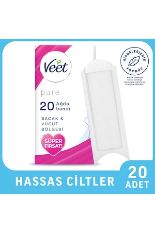 3 Adet Veet Pure Ağda 20'li