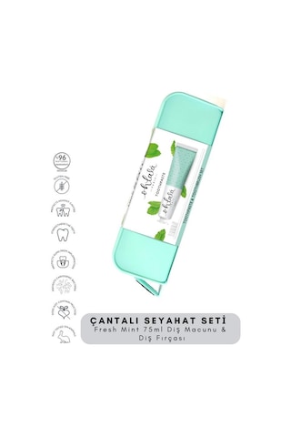Ohlala Fresh Mint 75 Ml + Dental Luxe Diş Fırçası Premium Seyahat Seti
