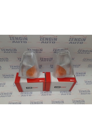 Tofas Uyumlu Dogan Sahin Kartal Beyaz Seffaf Sag Sol 1Çift Sinyal Takimi 527011065