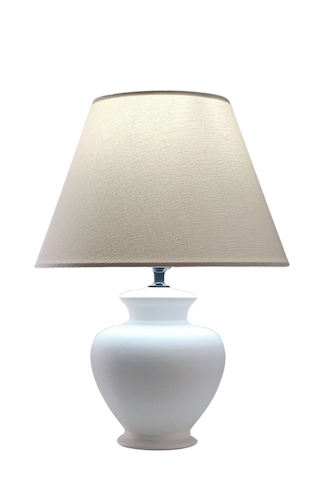 Hydria Abajur, Table Lamp, Yükseklik H40 X Çap Ø30 Cm Beyaz