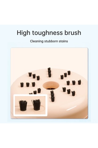 Teltree Jy-026 Mini Süpürge, El Tutturmalı, İki Seviye Vücut, Masaüstü Toz Ve Parçacık Temizleyici, Bej Renk, Dahili Li-poly Batarya