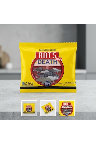 Rat's Death Pasta Fare İlacı 100 Gr - Yüksek Çekici Lezzetli Yem, Ev Ve İş Yeri Koruma
